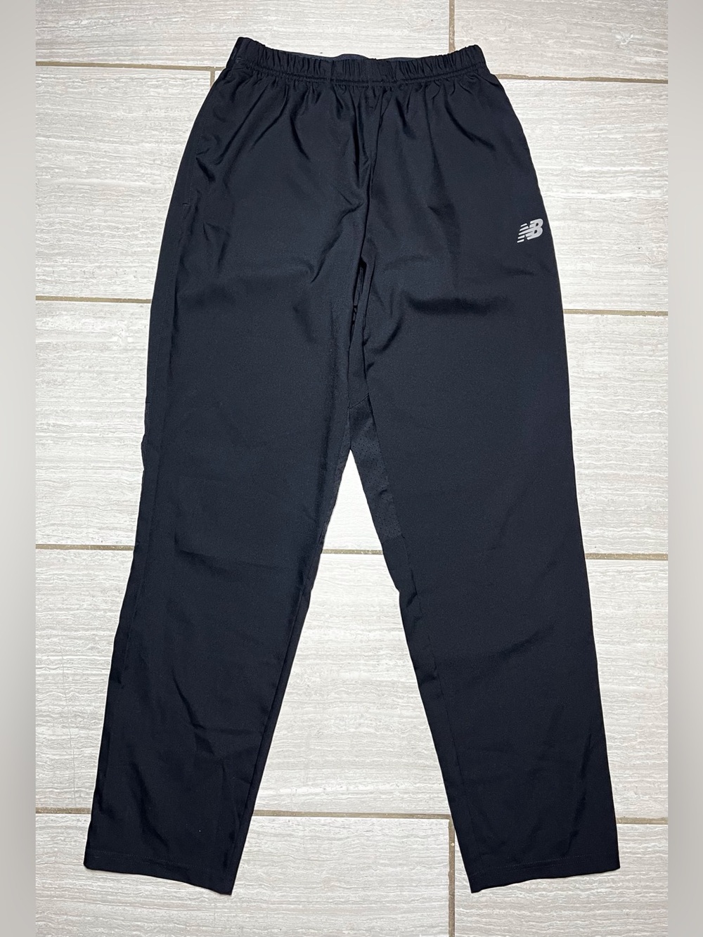 New Balance NB Dry Athletic Running Ankle Zip Pants - Men’s Black Medium